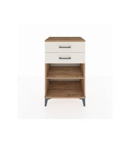 Hyperion Komodin Tek Raflı 2 Çekmeceli 60x44x96 Çam-Aytaşı