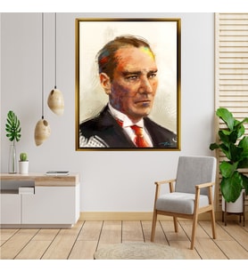 ÇERÇEVELİ ATATÜRK TABLO S611