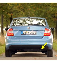 Skoda Rapid 2012-2020 Arka Çekme Kancası Çeki Demiri Kapağı 5JH803663