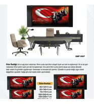 DERİ ÜZERİ UV BASKILI ÇERÇEVELİ MAKAM ATATÜRK PANOSU 6-100*240