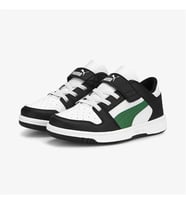 Puma Pm Rebound Layup Lo SL V PS Çocuk Spor Ayakkabı 370492 BEYAZ SİYAH