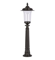 AVONNI BSU-68082-BSY-B Siyah Boyalı Dış Mekan Aydınlatma E27 Aluminyum Döküm Dip Akrilik Cam 30cm