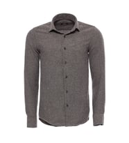 Kahverengi Desensiz Slim Fit Oduncu Gömlek - Wessi