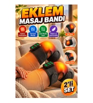Isıtmalı Titreşimli Eklem Masaj Bandı – Diz, Omuz ve Dirsek İçin 2’li Set