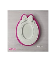 YY0342 Fiyonklu Elips Çerçeve Silikon Kalıp