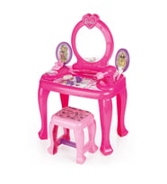 Dolu Barbie Tabureli Güzellik Masası