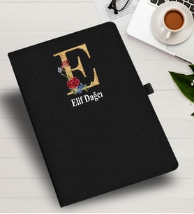 Kişiye Özel harf Tasarımlı  İsme Özel Defter