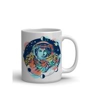 Astronot Kadın Baskılı/kupa Bardak