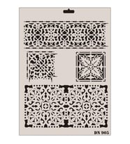 Rich Dantel Seri DN-905 Stencil 35x25 cm
