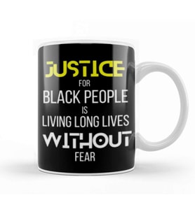 Justice For Jacob Blake Black Lives Matter Kupa Bardak Porselen