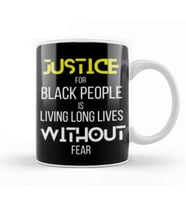 Justice For Jacob Blake Black Lives Matter Kupa Bardak Porselen