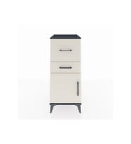 Hyperion Komodin 2 Çekmeceli Tek Kapaklı 44x44x106 Antrasit-Aytaşı