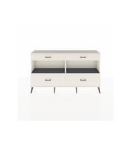 Arges Konsol 2 Raflı 4 Çekmeceli  176x30x99 Aytaşı-Antrasit/Aytaşı