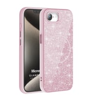 Microsonic Apple iPhone 16e Kılıf GlamGrip Luxe Pembe (Pembe)