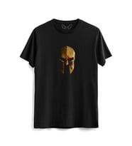Spartan Resimli  Siyah Tshirt