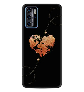 Reeder P13 Blue Max L 2022 Kılıf Silikon Desen Özel Seri Plane Heart 1721