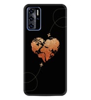 Reeder P13 Blue Max L 2022 Kılıf Silikon Desen Özel Seri Plane Heart 1721