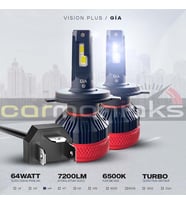 Vision Plus GİA H4 CSP Led Xenon Far Ampulü 64W 7200 LM