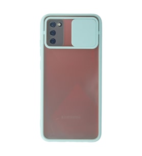 A03S Palm Buzlu Kamera Sürgülü - Turkuaz