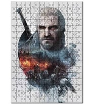 Cakapuzzle Witcher 3 Sahne Puzzle Yapboz MDF (Ahşap) (120 Parça)