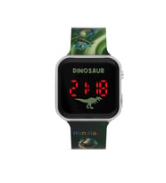 Miniflak Dinozor MFD8001 Square Led Çocuk Saati (Yeşil)