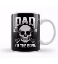 Funny Dad To The Bone Pun Father's Dad Jokes Kupa Bardak Porselen