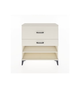 Arges Şifonyer Tek Raflı 2 Çekmeceli 88x30x96 Aytaşı-Aytaşı
