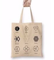 Logo Exo Bez Çanta Uzun Saplı