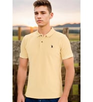 T8561 DEWBERRY ERKEK TSHIRT-AÇIK BEJ