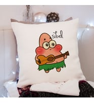 Sünger Bob & Petrick Tasarımlı Yastık Kişiye Özel