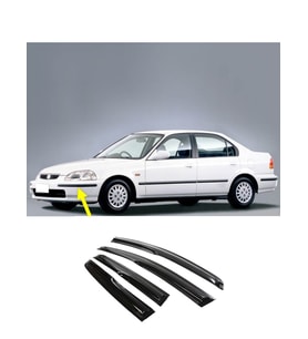 honda civic 1999.2001 sedan mugen 4.lü cam rüzgarlığı