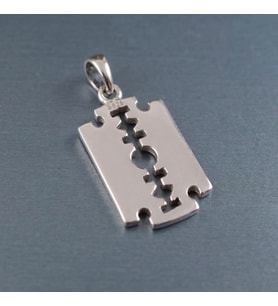 Gümüş Jilet Kolye Ucu 925 Ayar Gümüş Jilet Figürlü Unisex Kolye Ucu