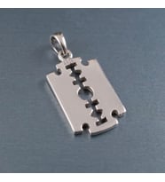Gümüş Jilet Kolye Ucu 925 Ayar Gümüş Jilet Figürlü Unisex Kolye Ucu