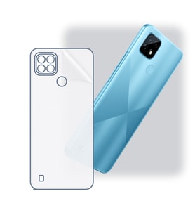 SChitec Realme C21 Uyumlu Arka Yüzey Hidrojel Koruyucu Film