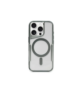 iPhone 14 Pro Kılıf Boyi Magsafe Silikon Kapak - Yeşil