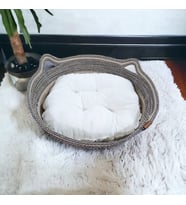 Decohandy 40 Cm Elyaflı Kedi Yatağı