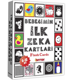 Diytoy Bebeğimin İlk Zeka Kartları (Flash Kart)  1369 (Karışık)