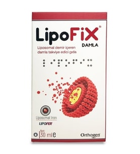 Lipofix Damla Liposomal Iron 30 ml