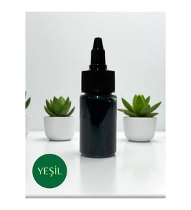 Yüksek Kalite Opak ve Transparan Epoksi Pigment YEŞİL Renk 35 Gr