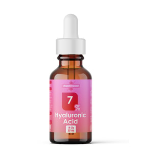 Nemlendirici Kuru Ciltler için Hyaluronik %7 Seti+Vitamin C Plus Hyaluronik Asit %7 1 Adet 30 ml Cam