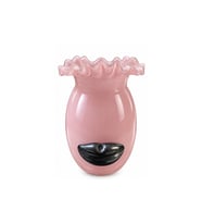 Kişiye Özel Dekoratif Cam Vazo 24 x 18 cm - Pembe