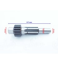 Kuba Atv Viptrac Şanzıman Mili 17T 117 - 15,60 Mm Setli (2020 ....) Öm