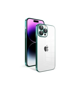 Apple iPhone 13 Pro Max Uyumlu Kılıf Kamera Korumalı Renkli Çerçeveli Zore Garaj Kapak