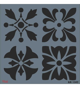 Rich KR 1502 Fayans Stencil 30X30 cm
