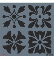 Rich KR 1502 Fayans Stencil 30X30 cm