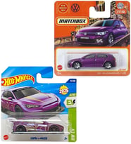 2 Araç Set - Matchbox 2021 Volkswagen Golf GTE & Hot Wheels Cupra e-Racer (1/64)