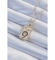 316L Çelik Zincir Renk Zirkon Taşlı Minimal Papatya Figürlü Tarot Kolye TJ-BKO9223