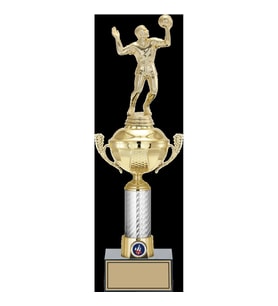 ODAK KUPA - Figürlü Kupalar - Voleybol Erkek Figürlü Kupalar FG-058 C - 41 cm