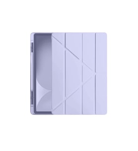 Apple iPad Pro 11 (2024) Kılıf Kalemlikli Hugo Tablet Kılıfı - Lila