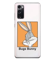 Samsung Galaxy S20 FE Uyumlu Bugs Bunny Tasarımlı Şeffaf Telefon Kılıfı